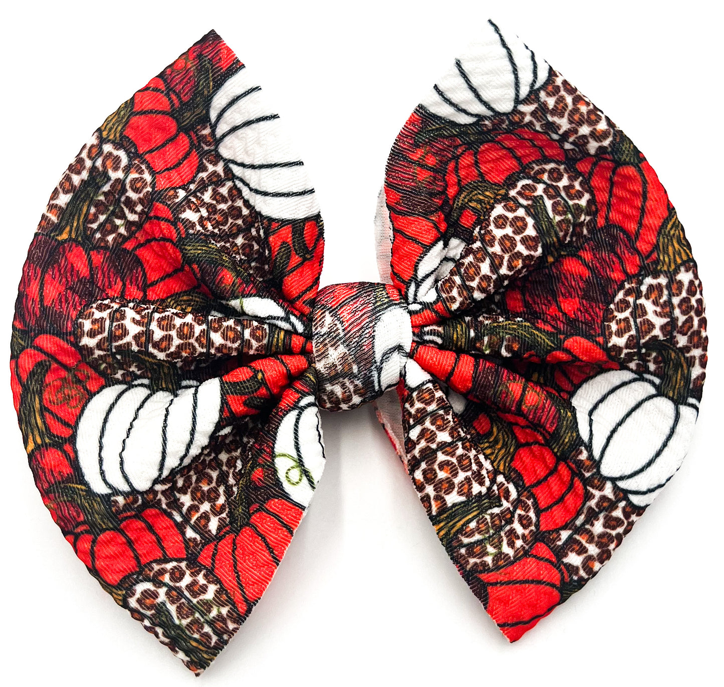 Pumpkins Gone Leopard Bullet Bow