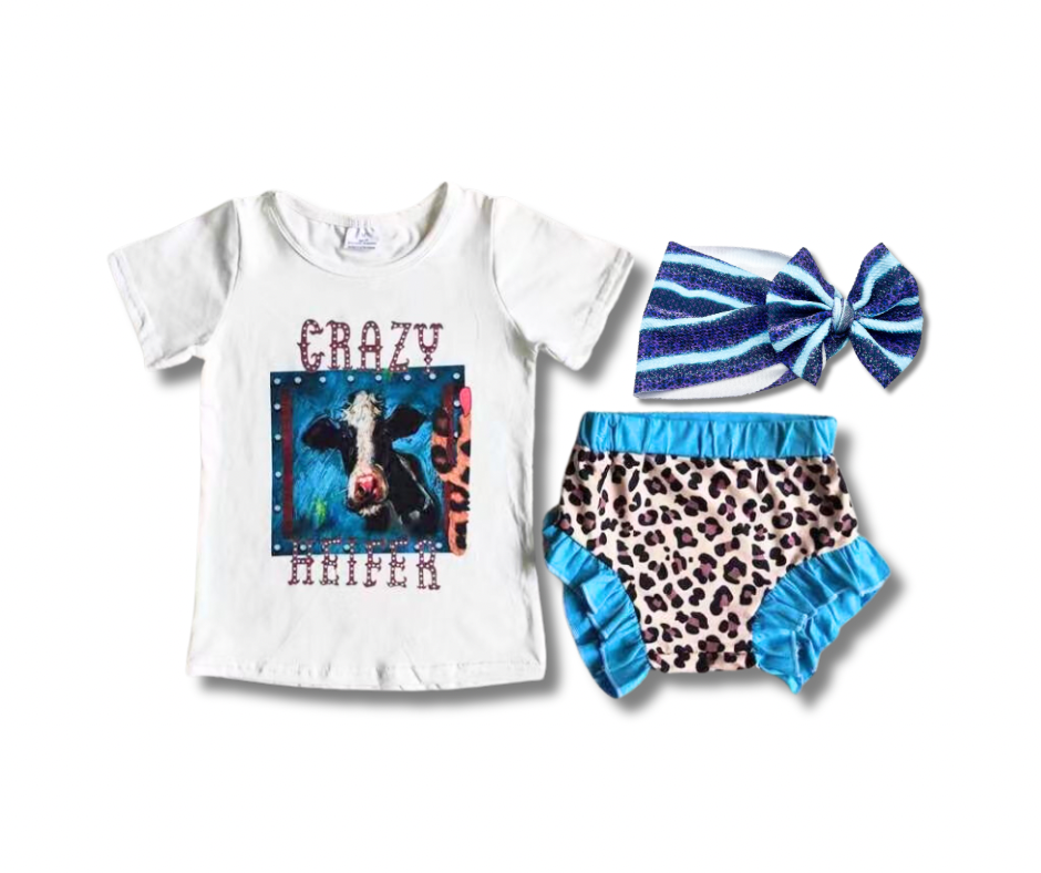 Crazy Heifer Bummie Set