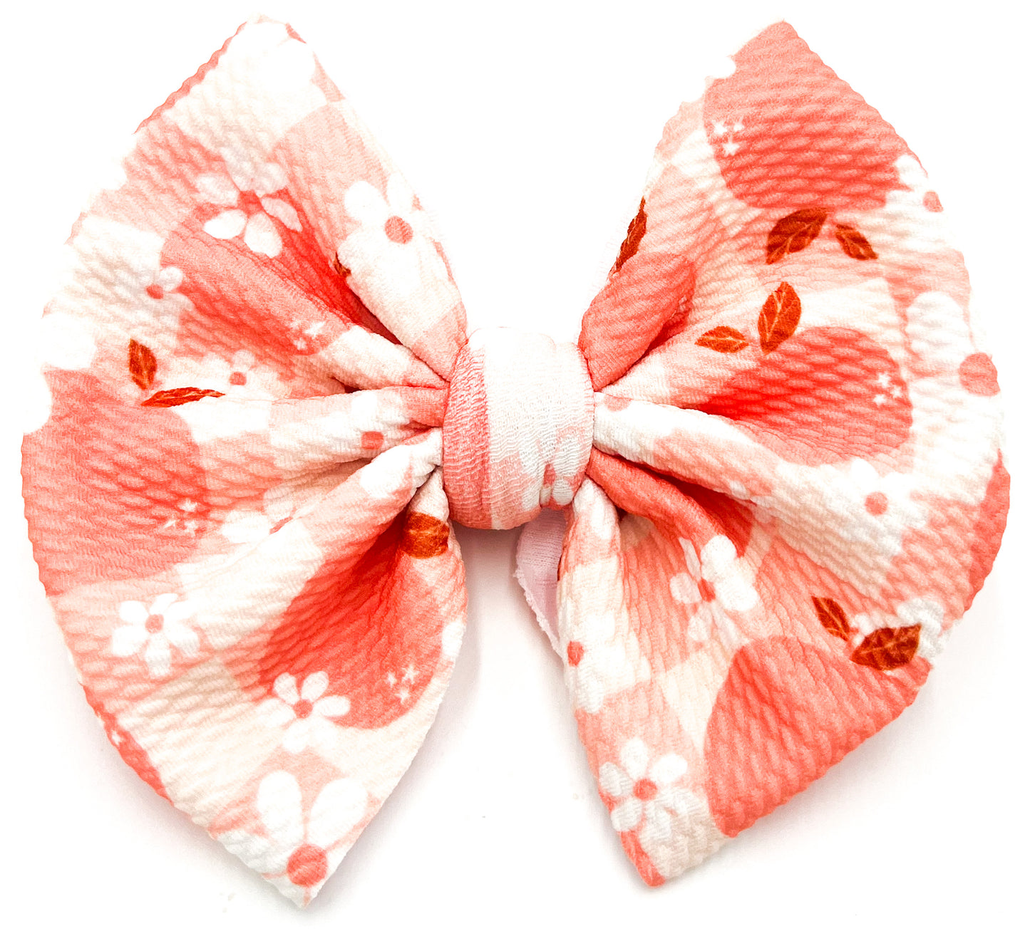 Peaches & Cream Bullet Bow