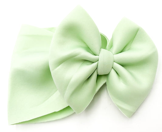 Seafoam Puff Head Wrap