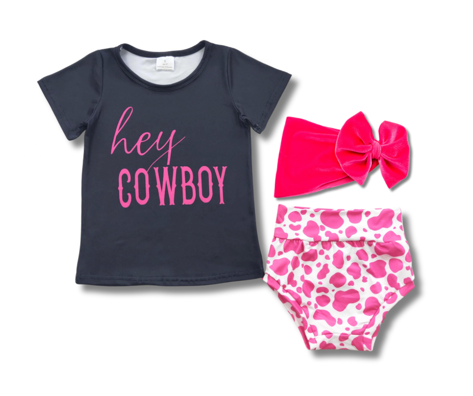 Hey Cowboy Bummie Set