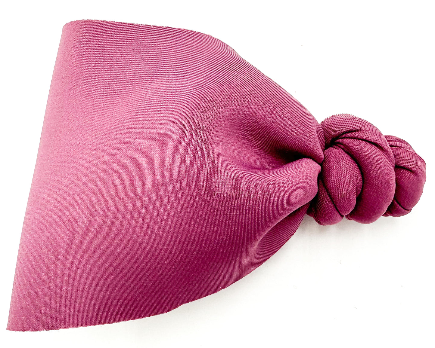 Raspberry Puff Top Knot