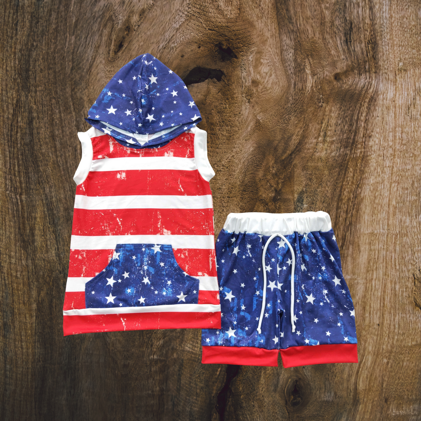 Faded Freedom Short Set