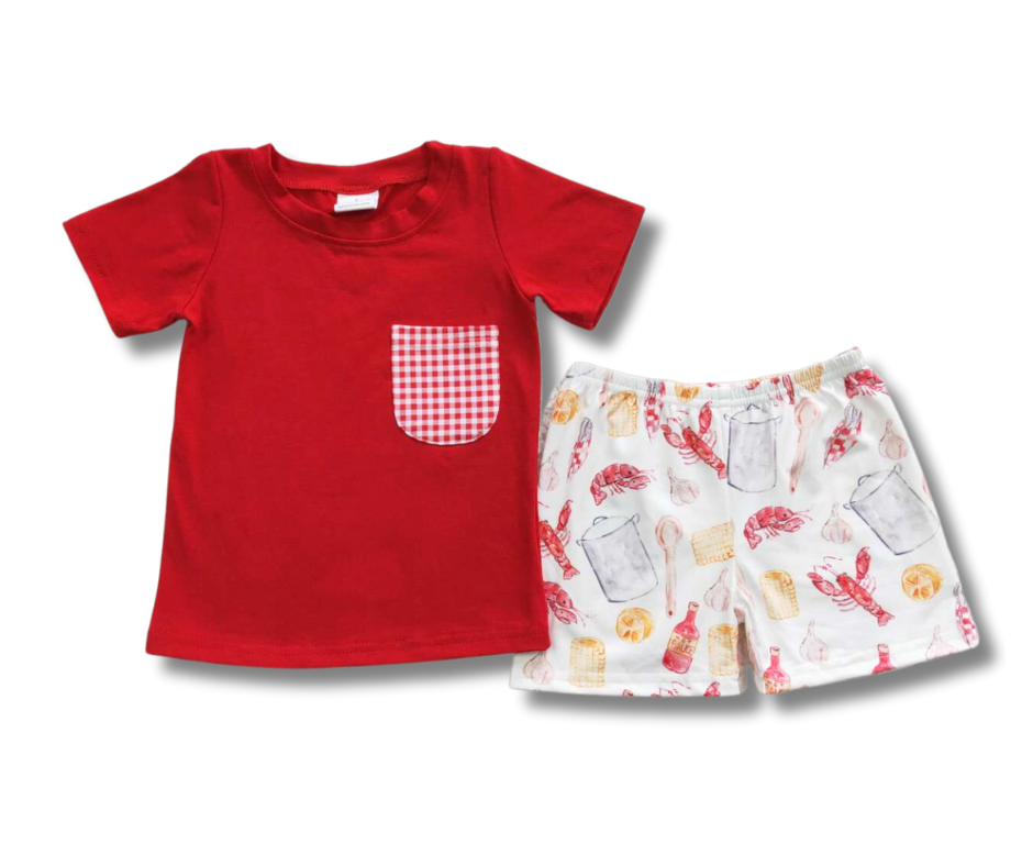 Crawfish Summer Short Set