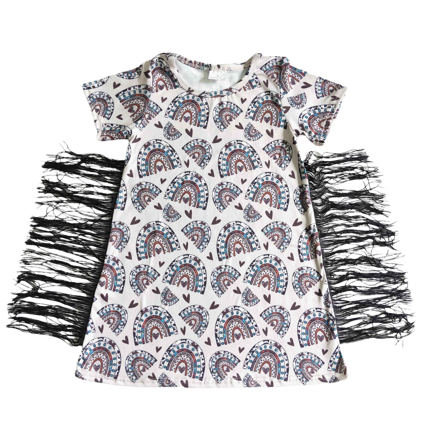 Western Rainbows + Fringe Dress