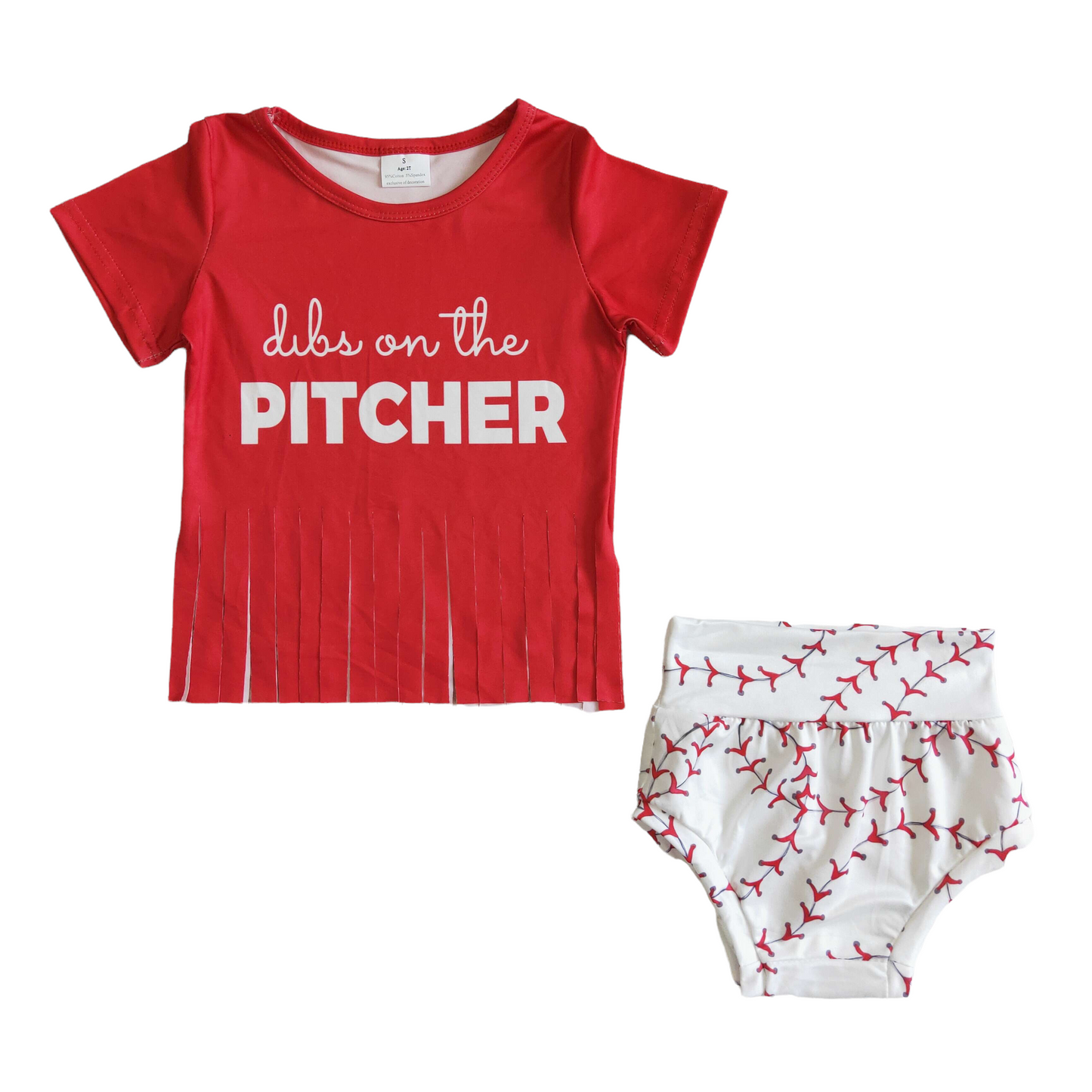 Dibs On The Pitcher Bummie Set