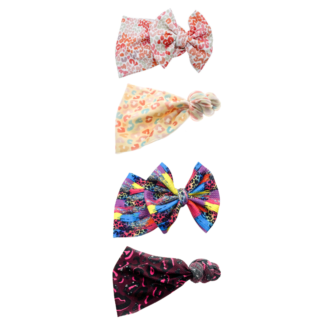 Leopard Head Wrap & Top Knot Mystery Bag