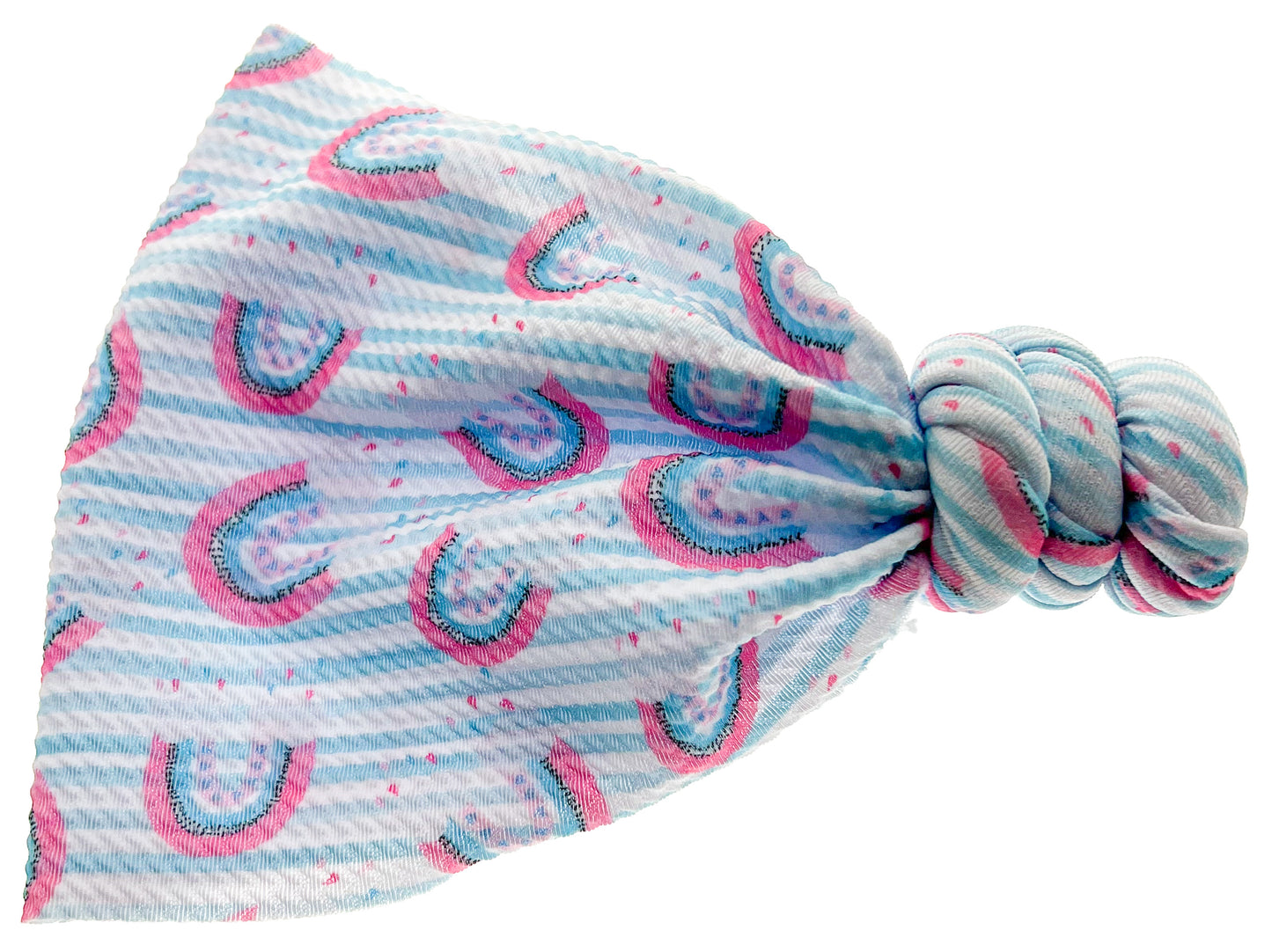 Rainbow Baby Top Knot