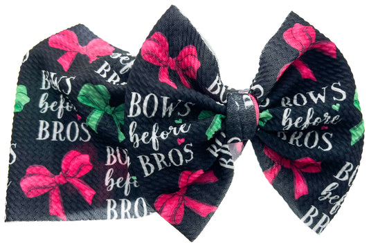 No Bros Just Bows Head Wrap