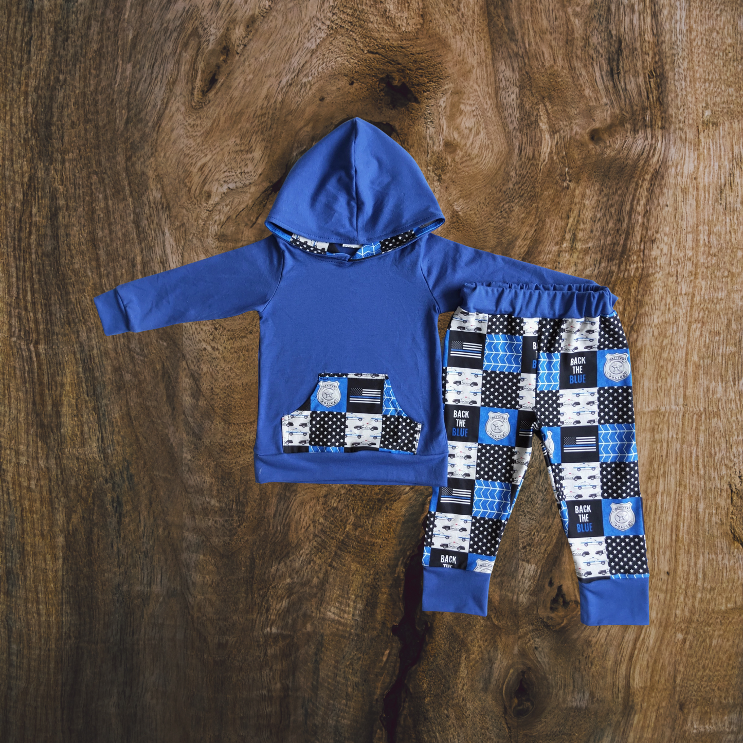 Back The Blue Lounge Set