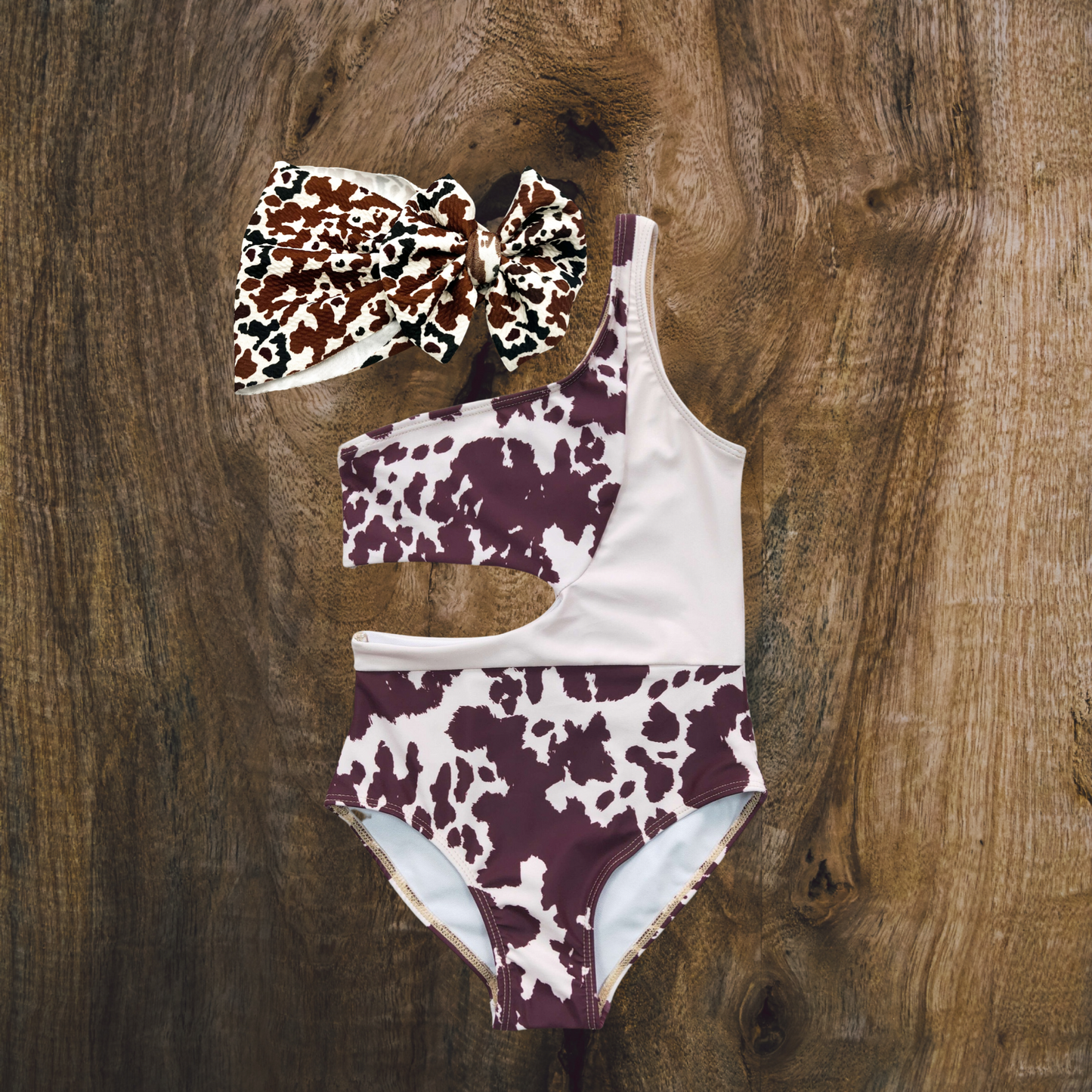 Brown Cow Swim Suit