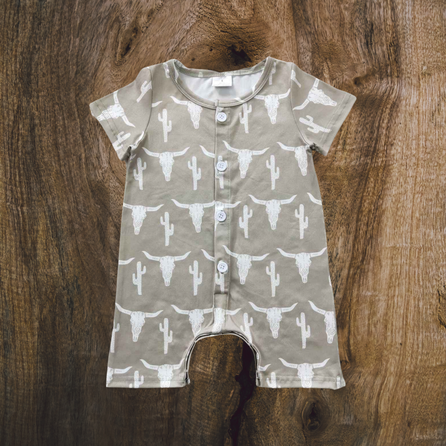 Western Cactus Longhorn Romper