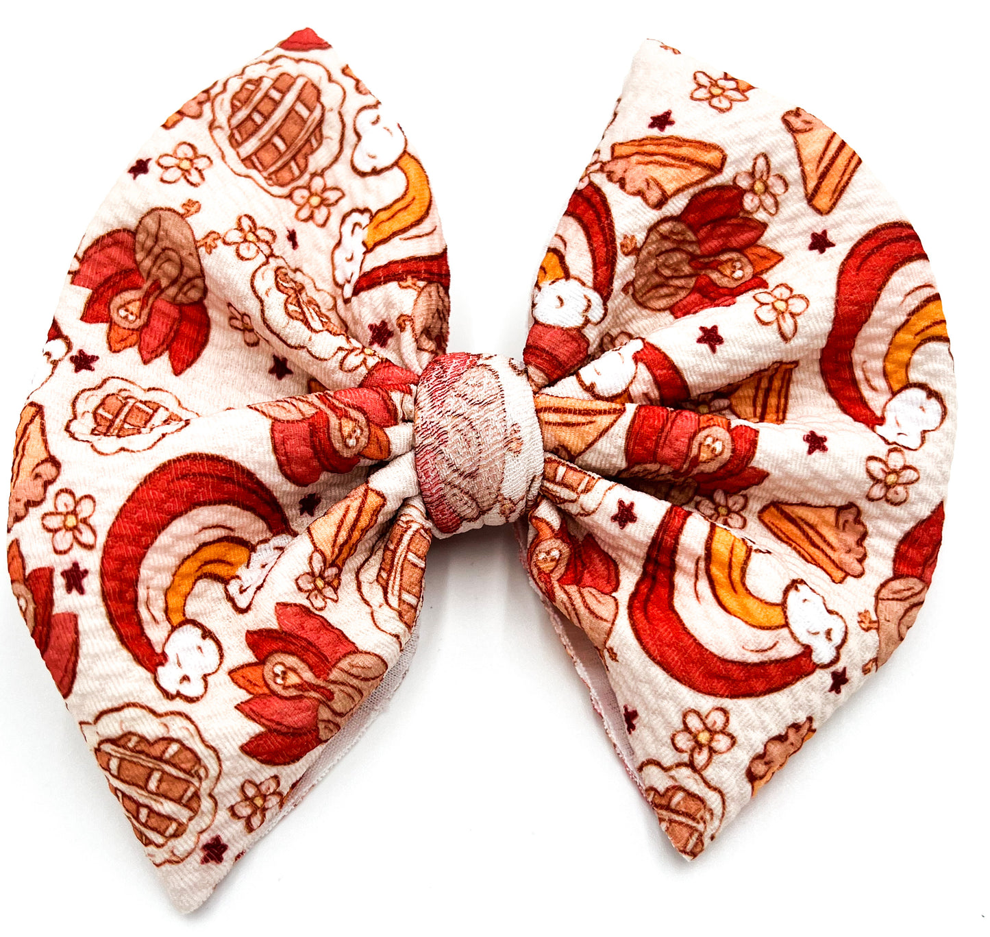 Rainbows, Turkeys, & Pie Bullet Bow