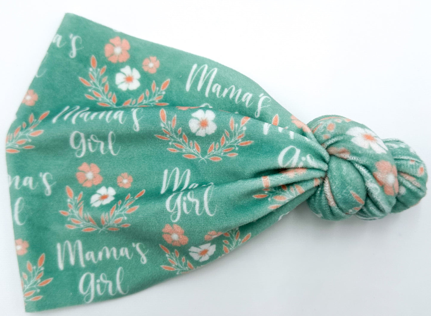 Mama’s Little Flower (Velvet) Top Knot