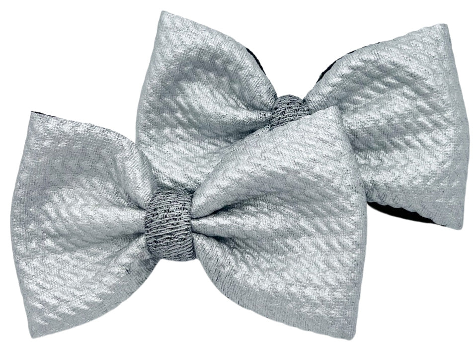 Titanium Silver (Pleather) Mini Piggies