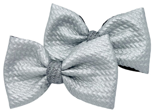 Titanium Silver (Pleather) Mini Piggies