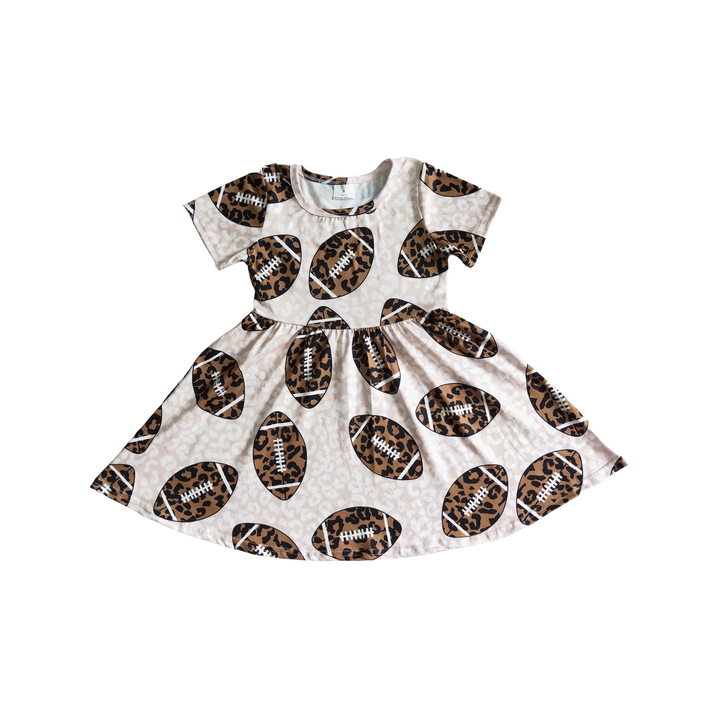 Football Baby Twirl Dress
