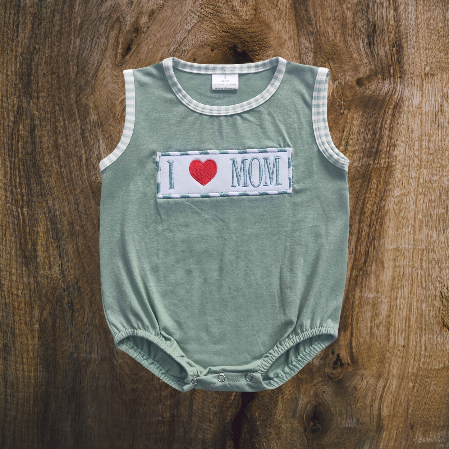 I Heart Mom Romper