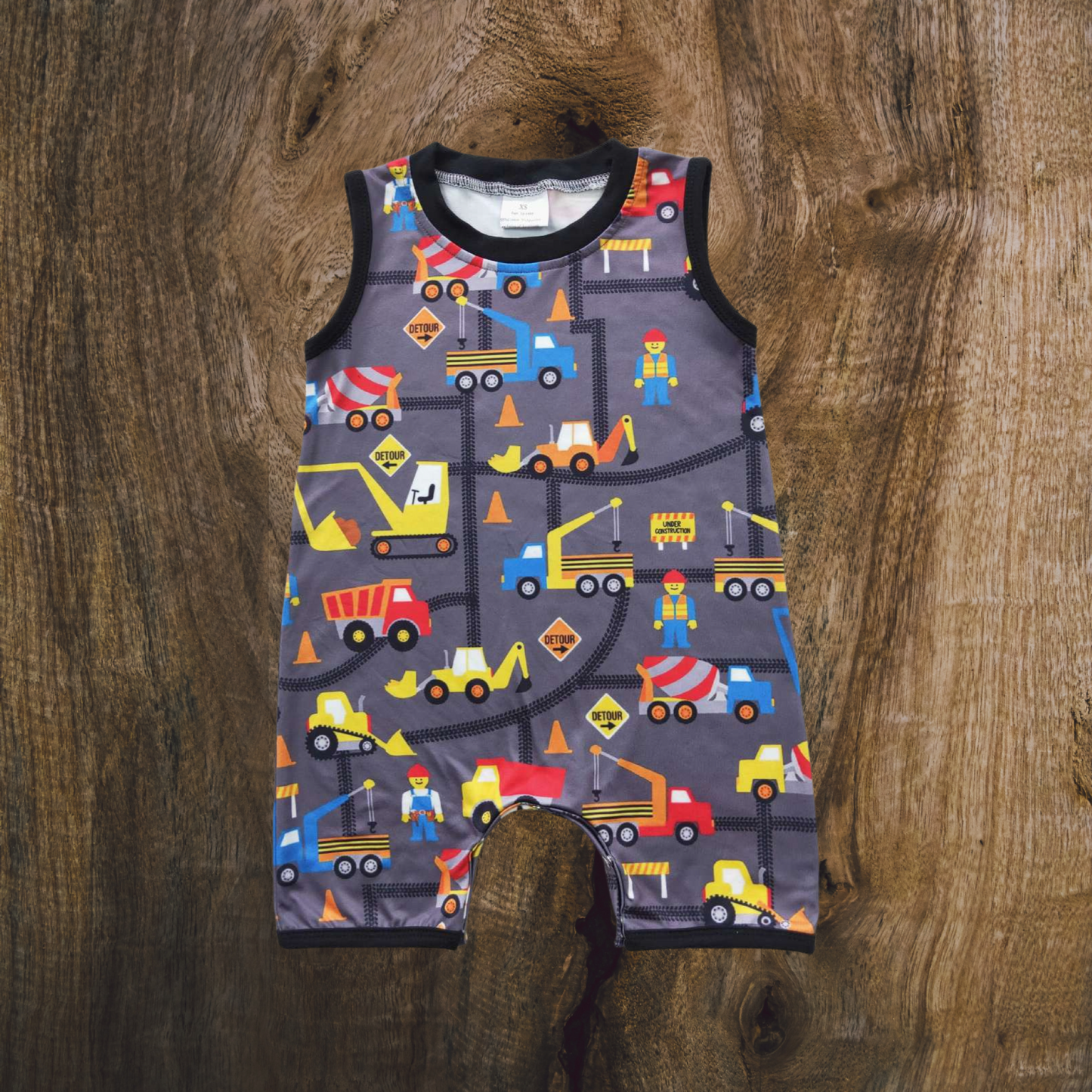 Construction Zone Romper