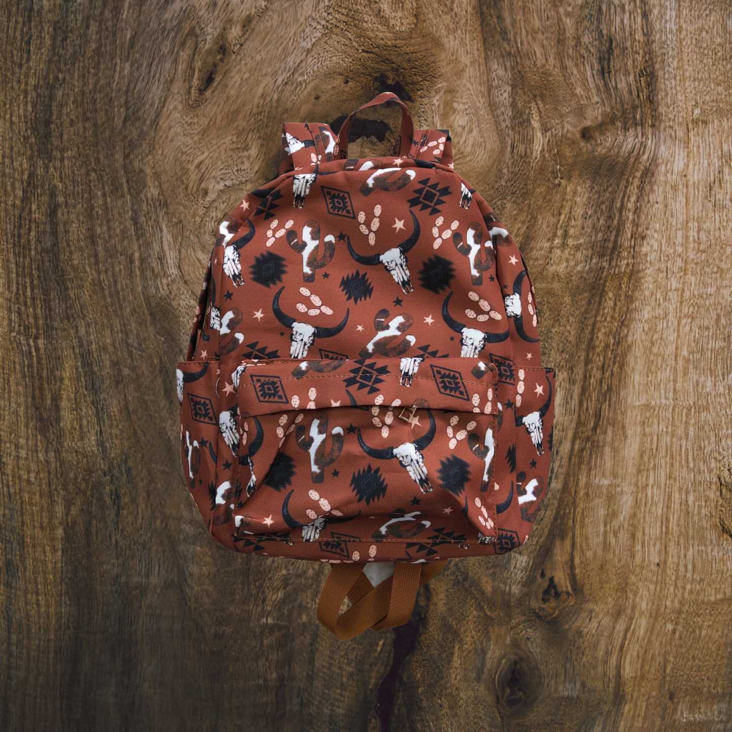 Cow Skull Book Bag