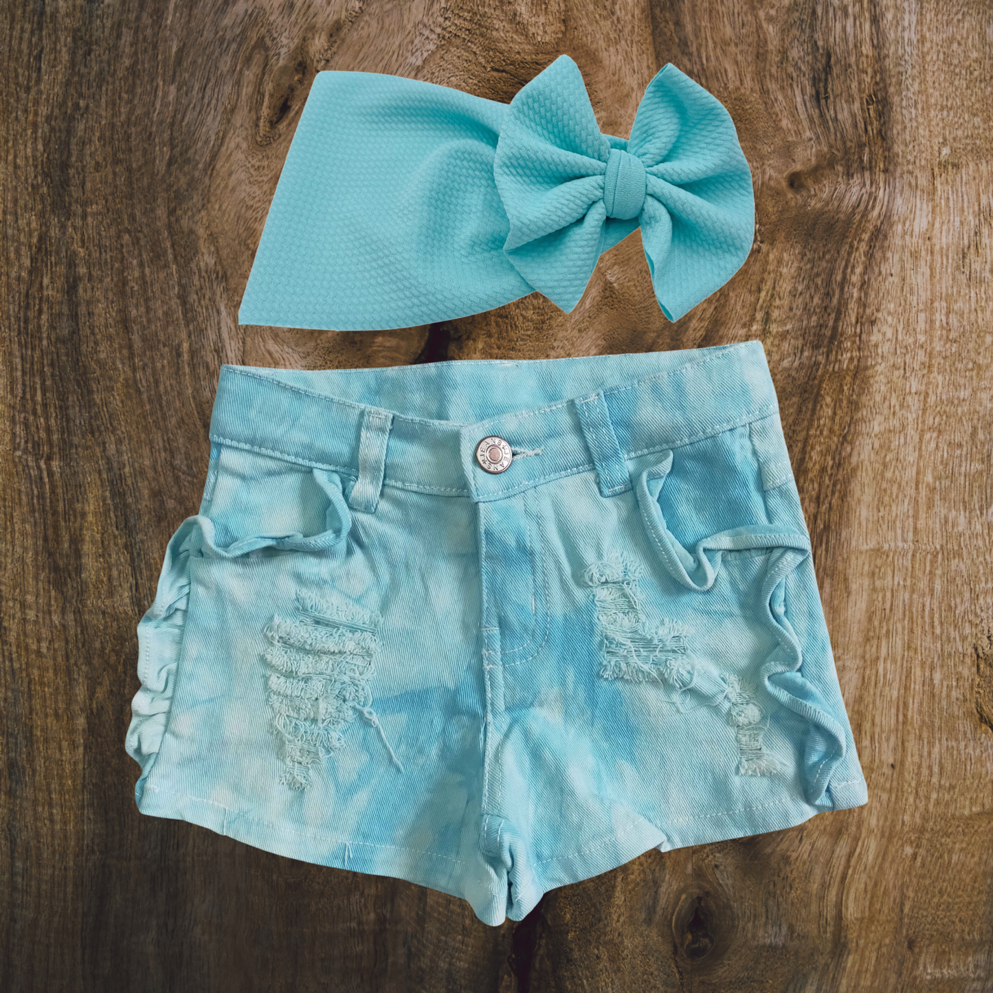 Bleach Blue Shorts