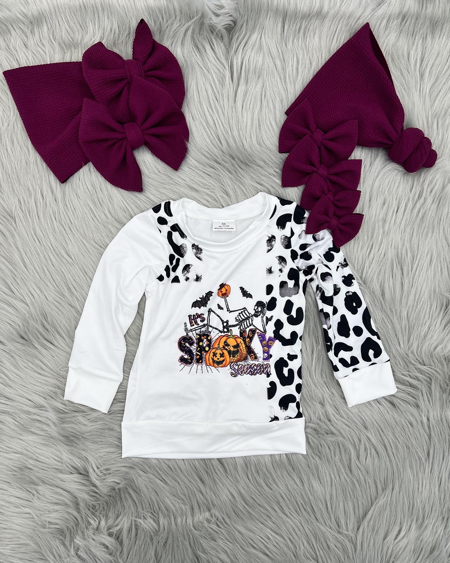 Spooky Season Leopard Tee