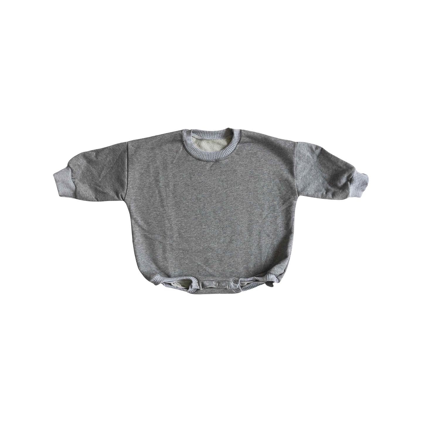 Winter Skies Sweatshirt Romper