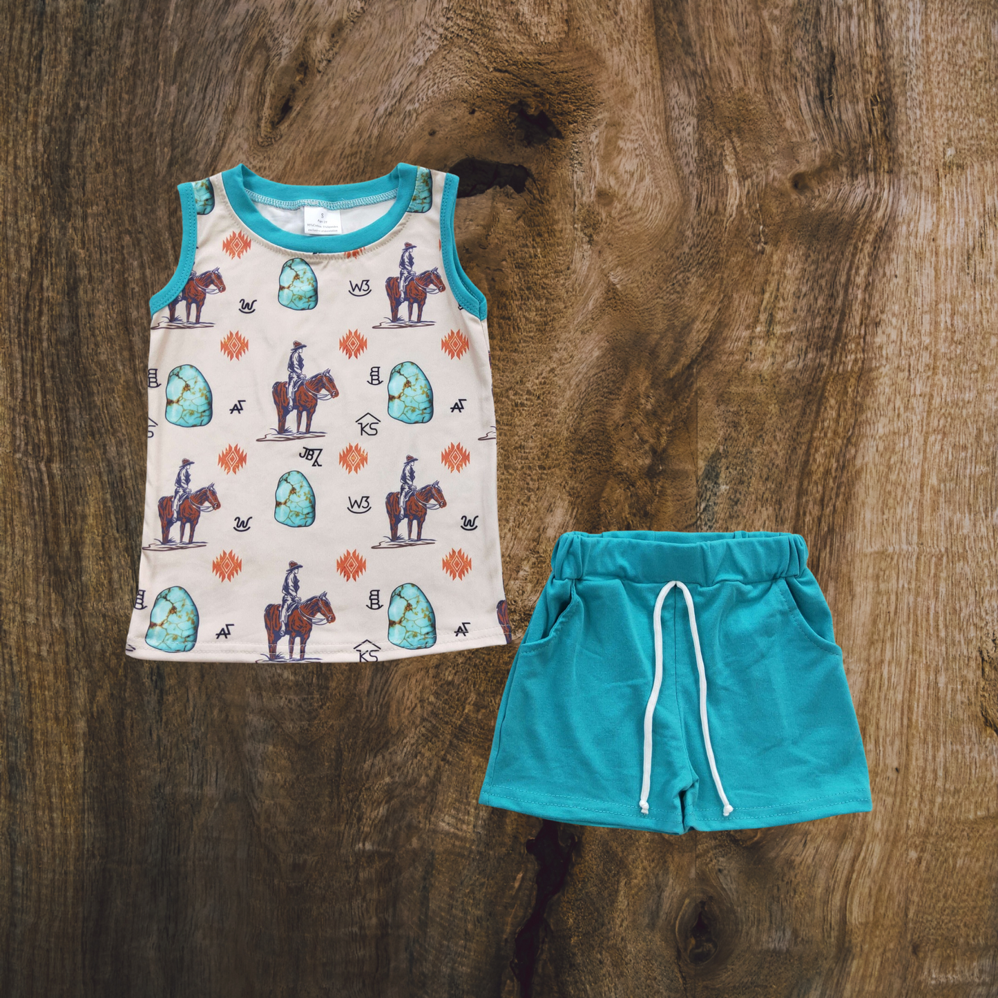 Horsin Around Short Set