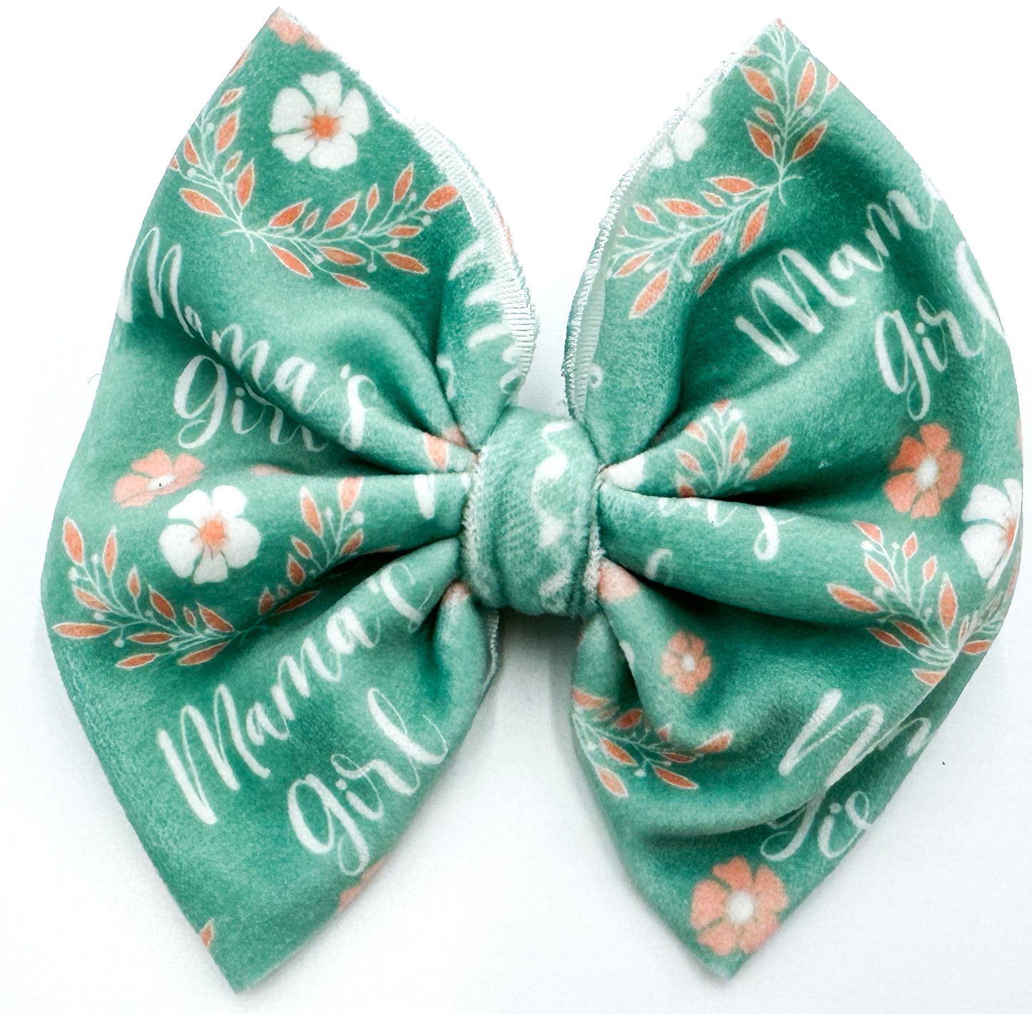 Mama’s Little Flower (Velvet) Bullet Bow