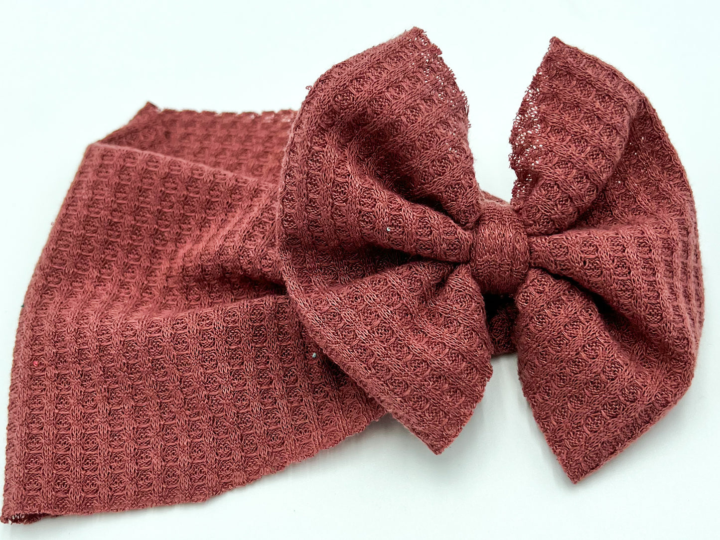 Mauvelicious (Waffle) Head Wrap