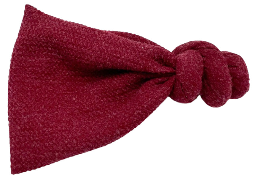 Sugared Cranberry (Sweater) Top Knot