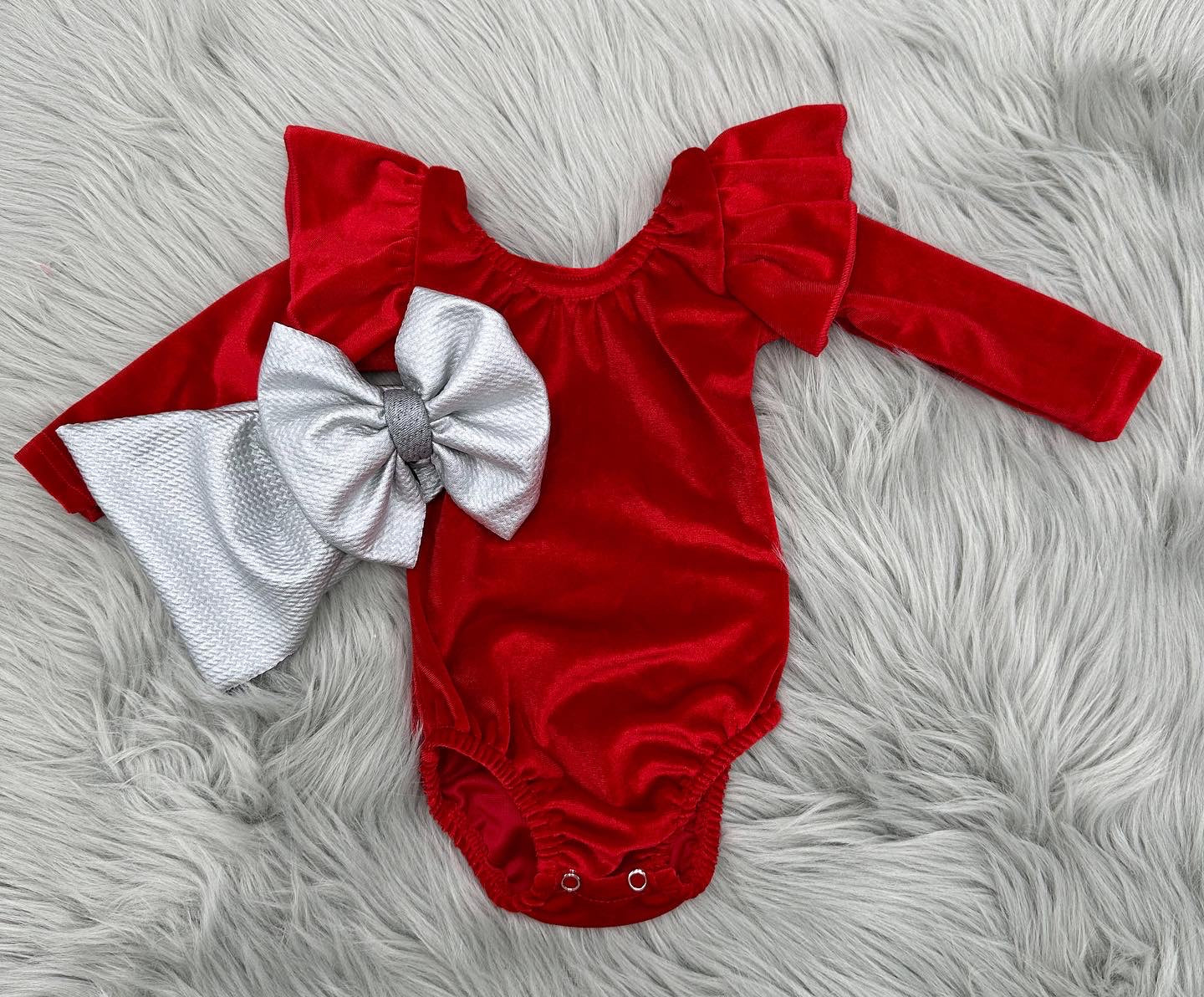 Rudolph's Fur Velvet Bodysuit