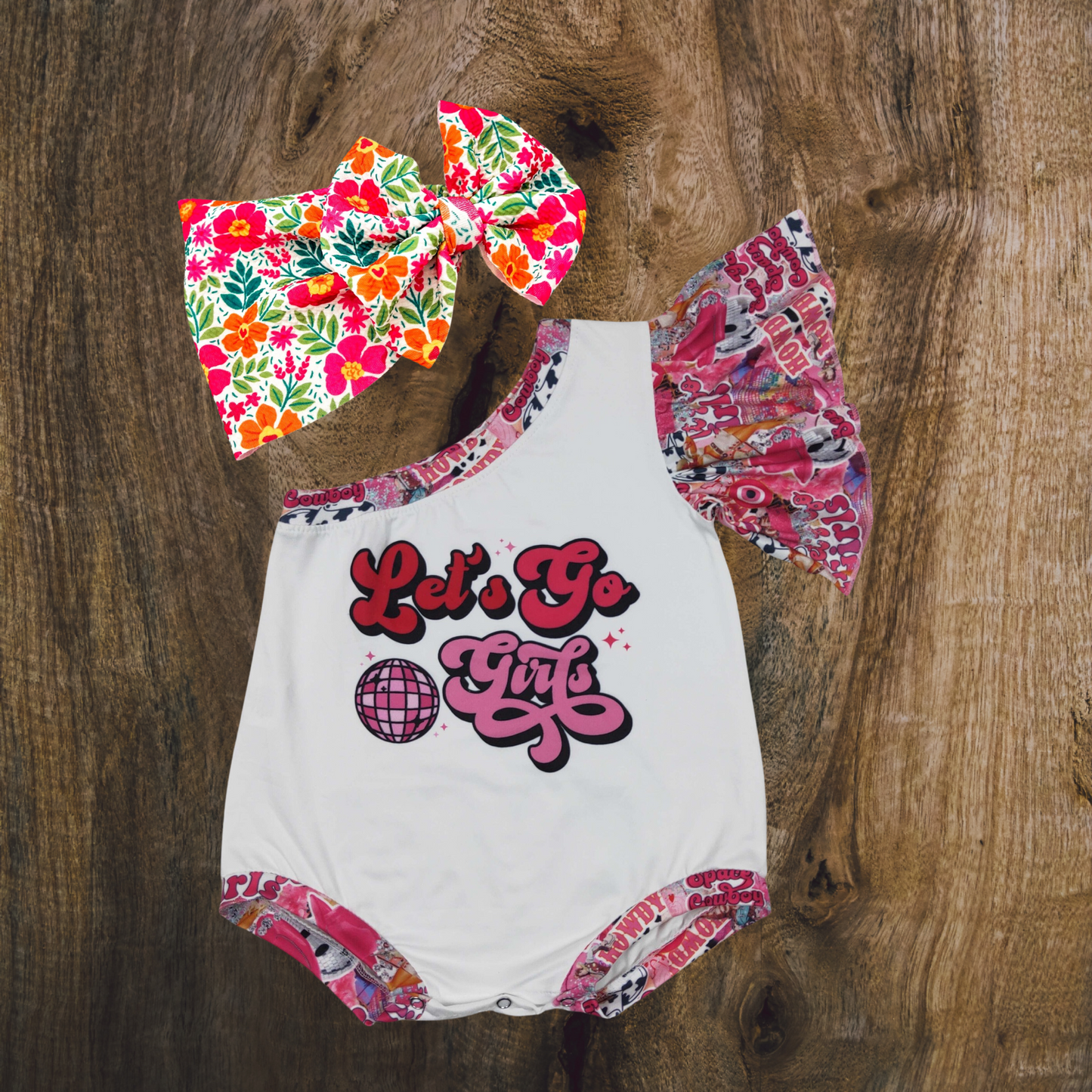 Go Girl Flutter Sleeve Bodysuit