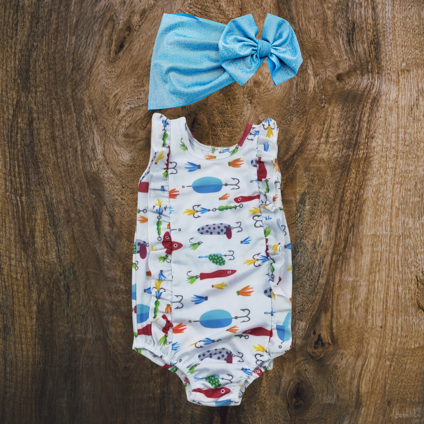 Fishing With Dad Swim Suit