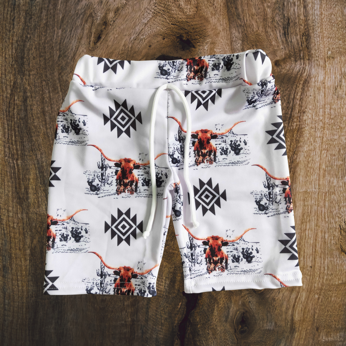 Aztec Longhorn Cow Swim Trunks