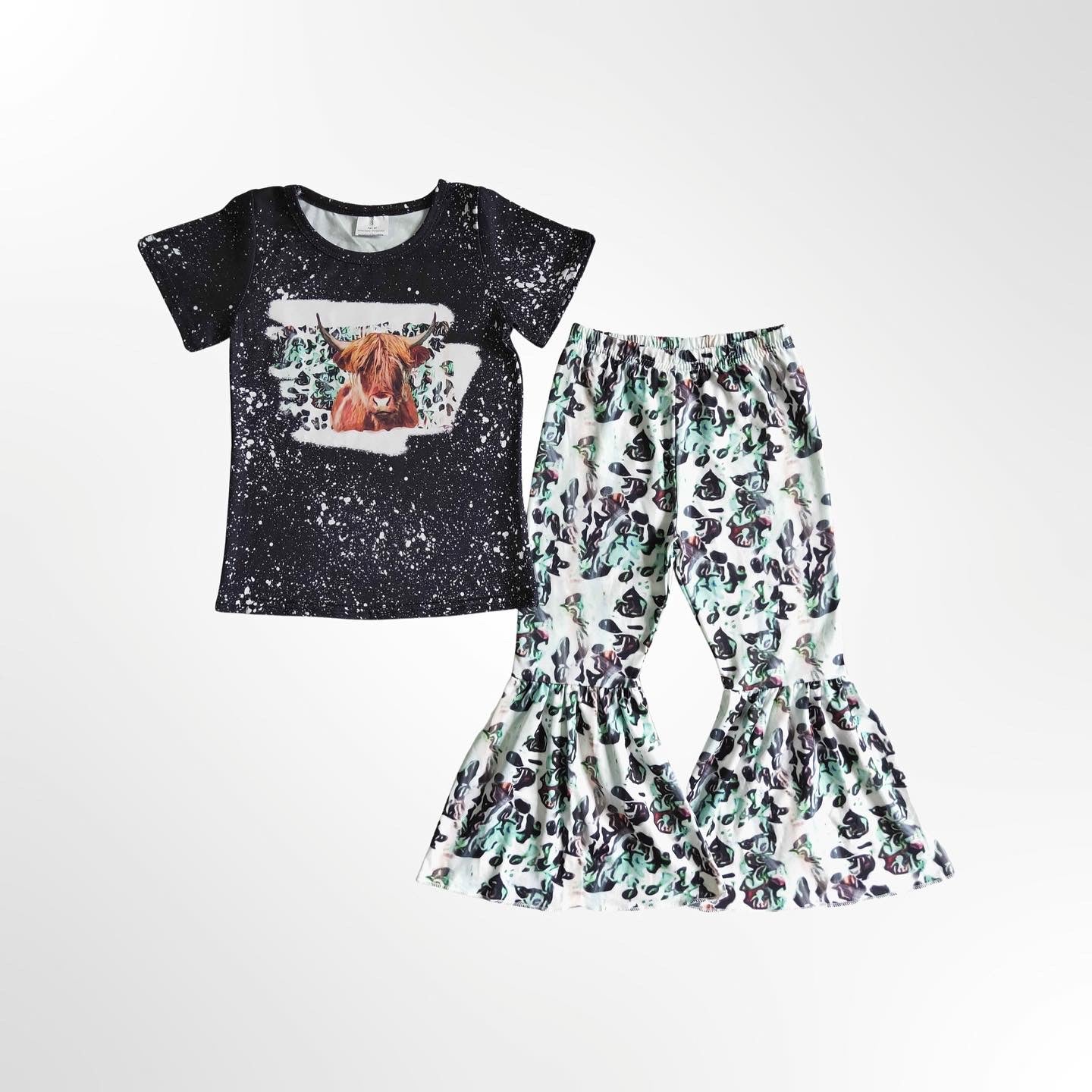 Glitter Highland Cows Set