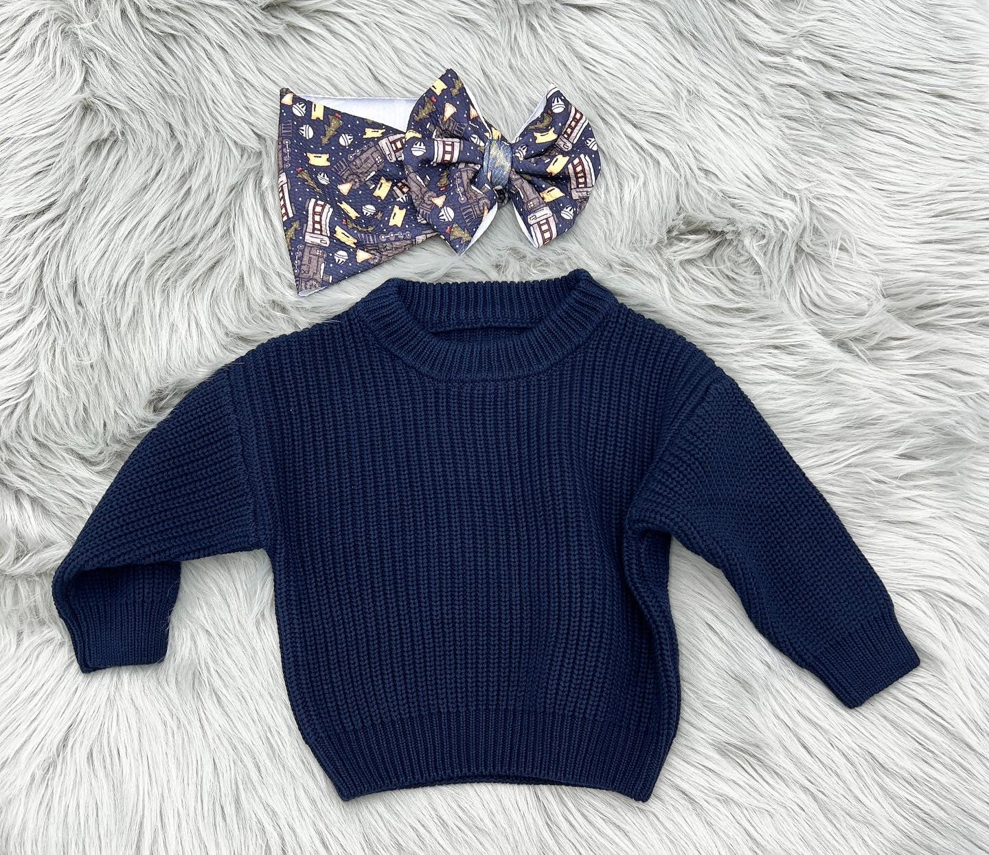Navy Sweater
