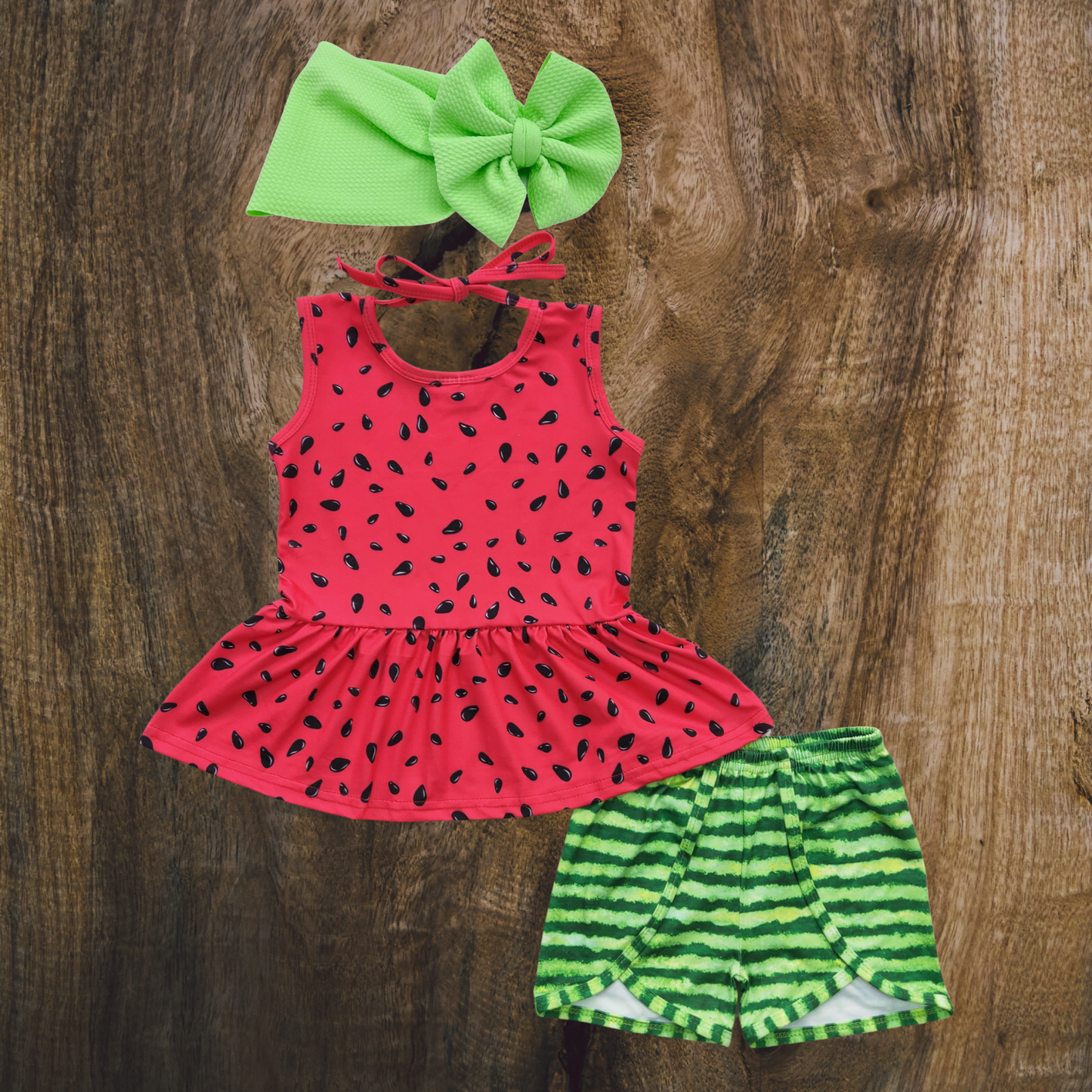 Watermelon Crawl Short Set