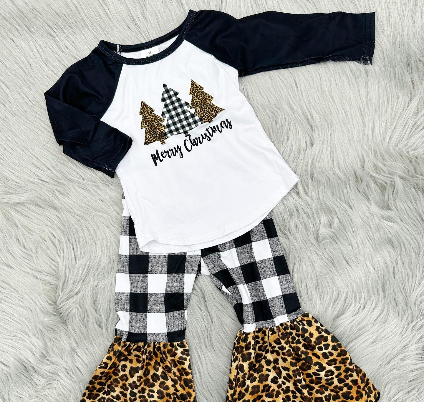 Leopard Christmas Trees Set