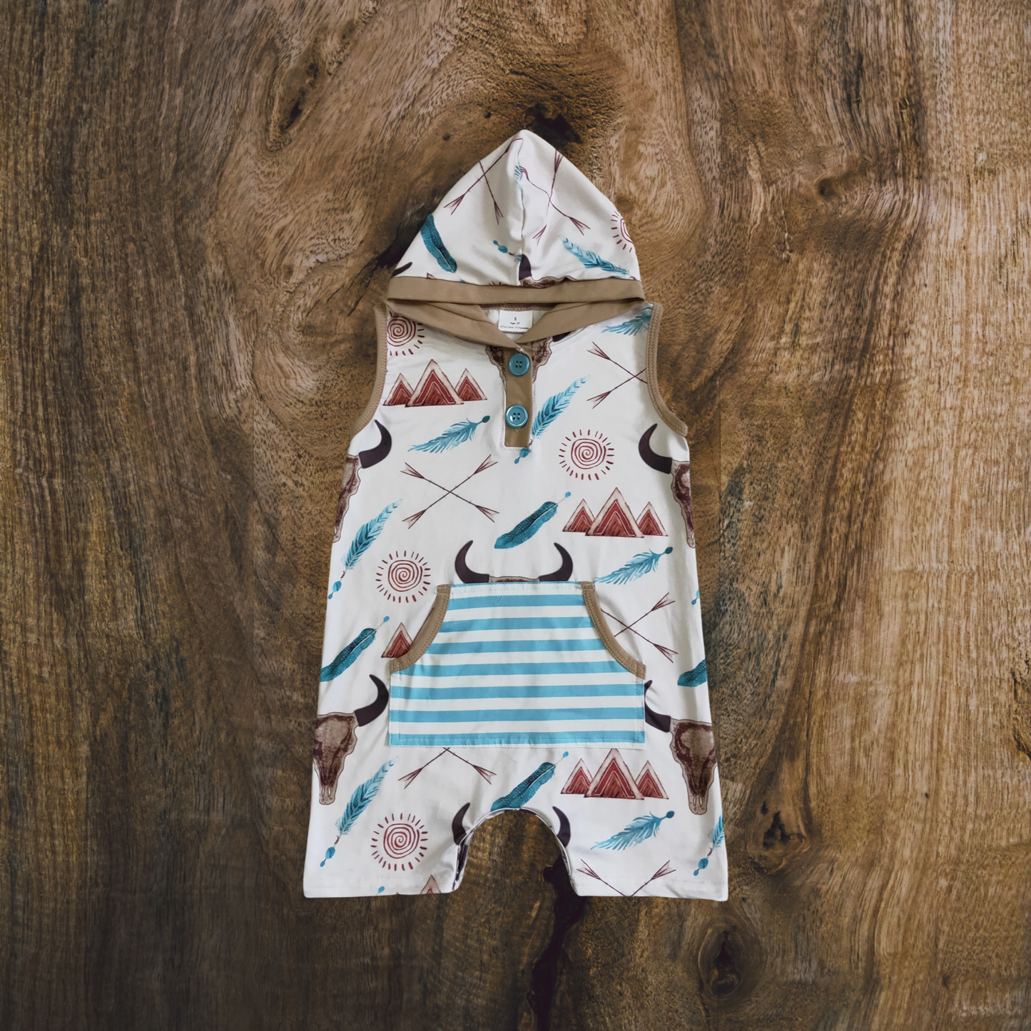 Western Skulls Romper