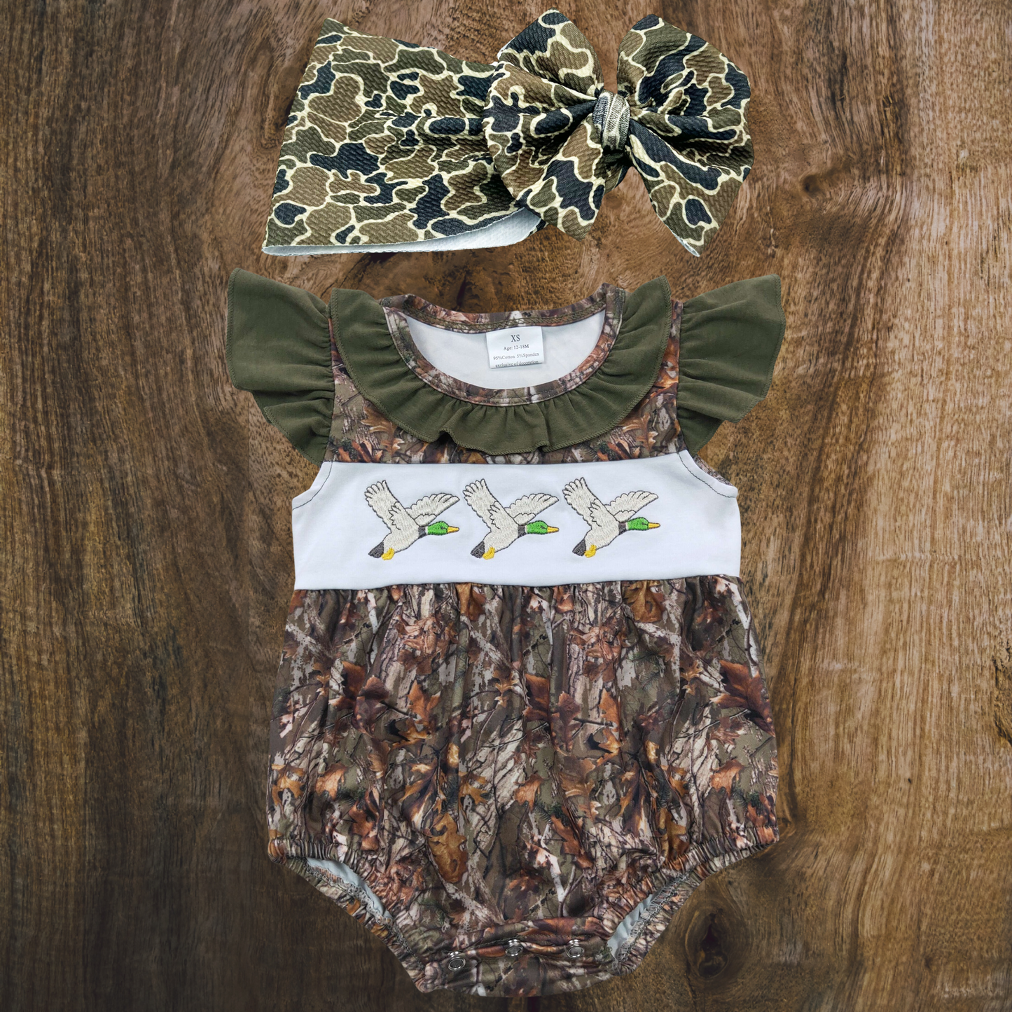 Dad's Duck Girl Romper