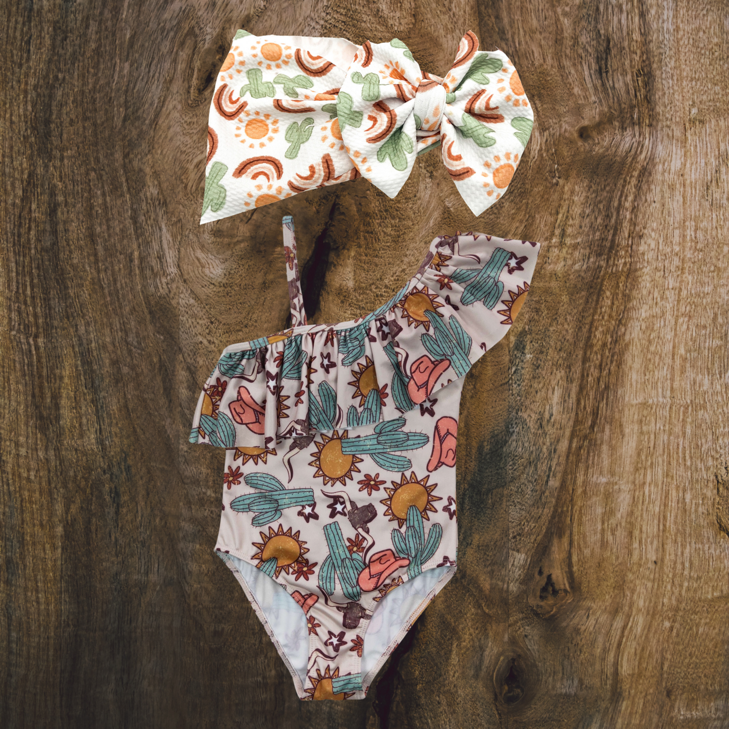Over The Cactus Swim Suit