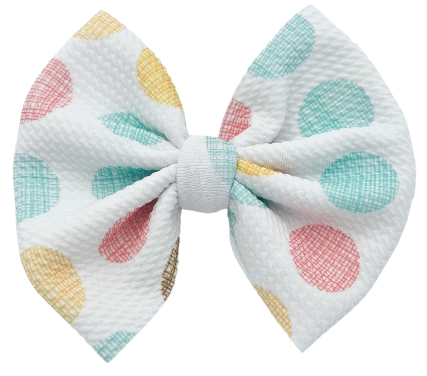 Polka Pastel Bullet Bow
