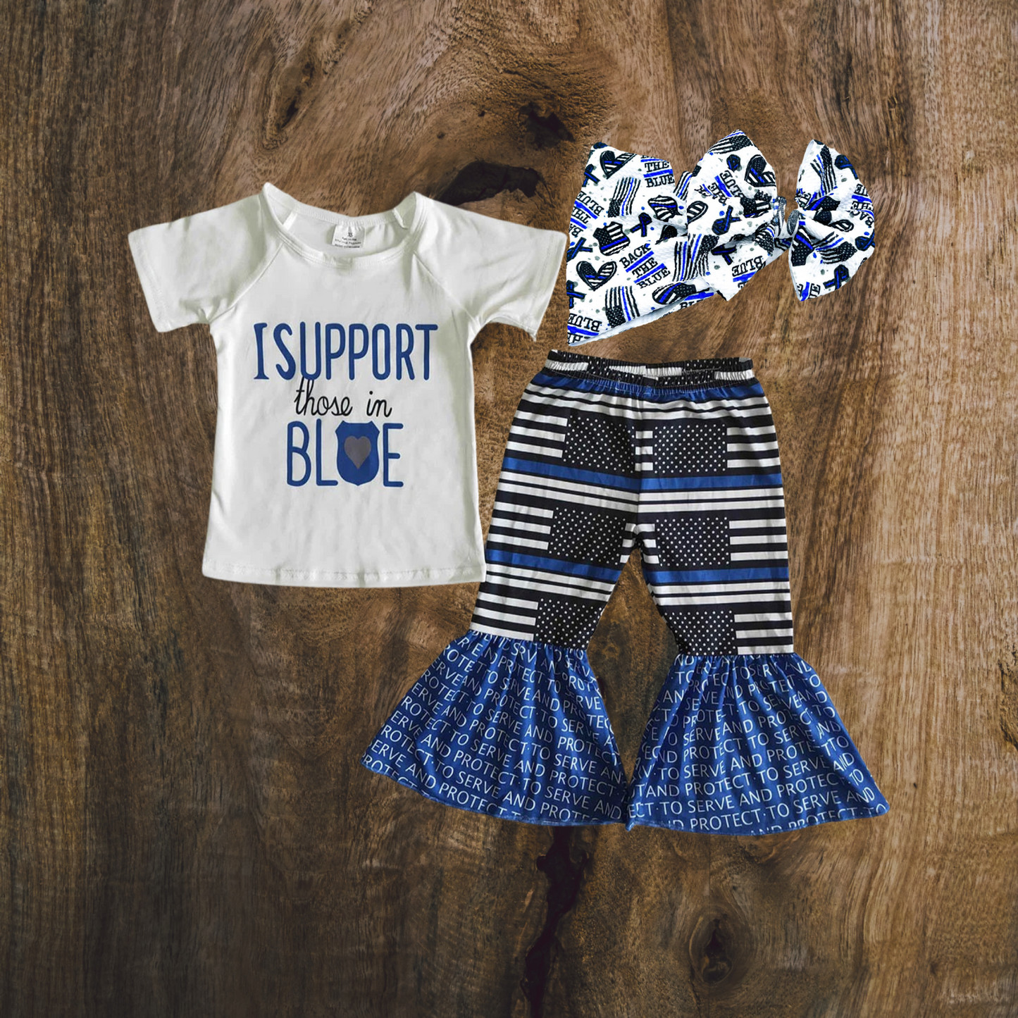 I Support Those In Blue Set