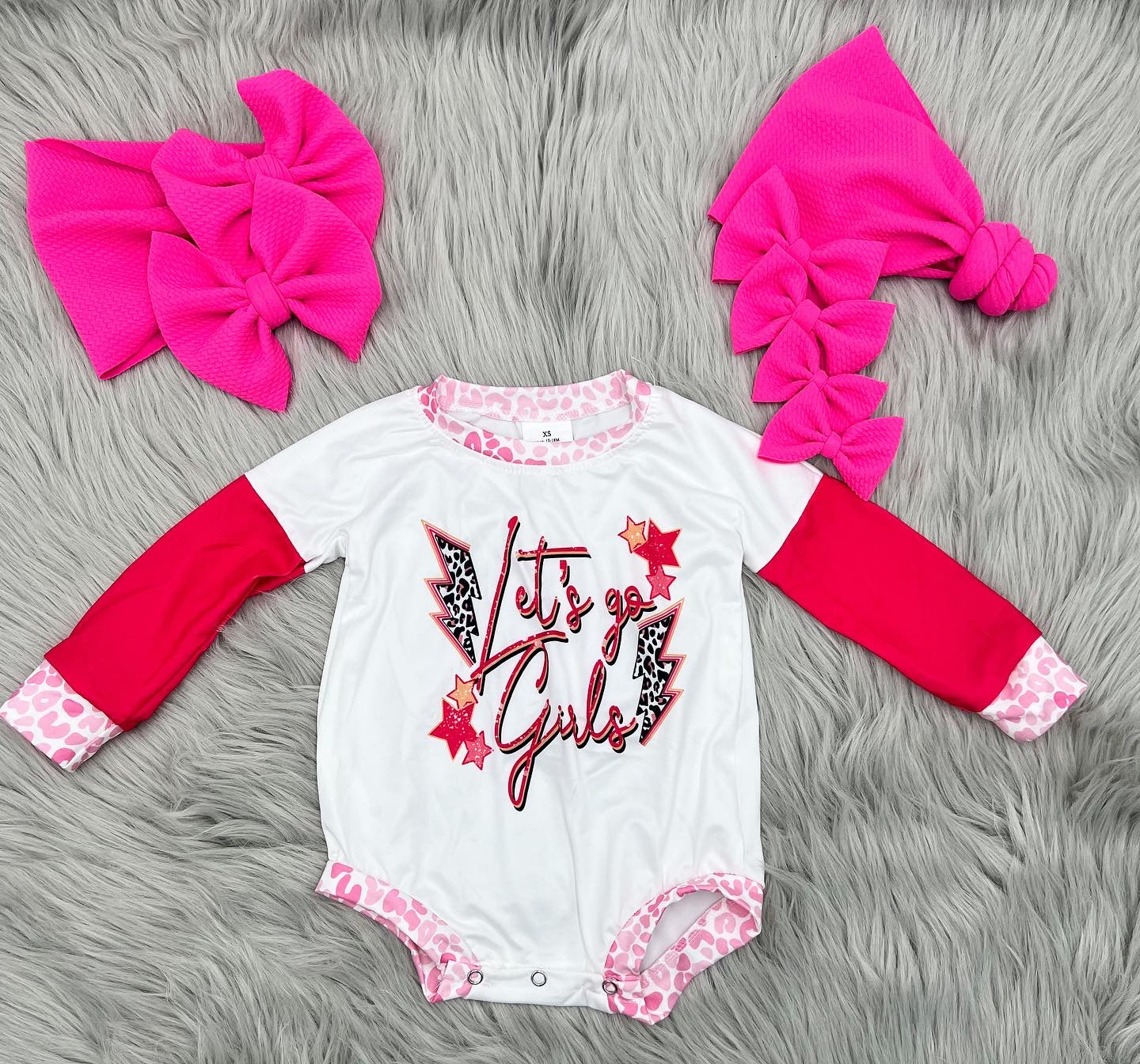 Let's Go Girls Romper Bodysuit