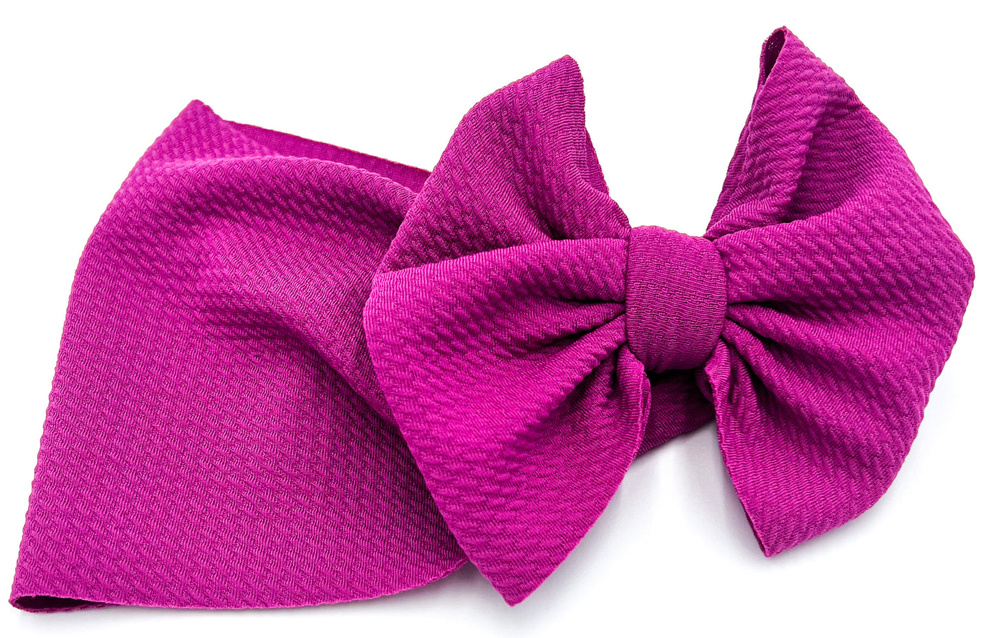 Magenta Barney Head Wrap