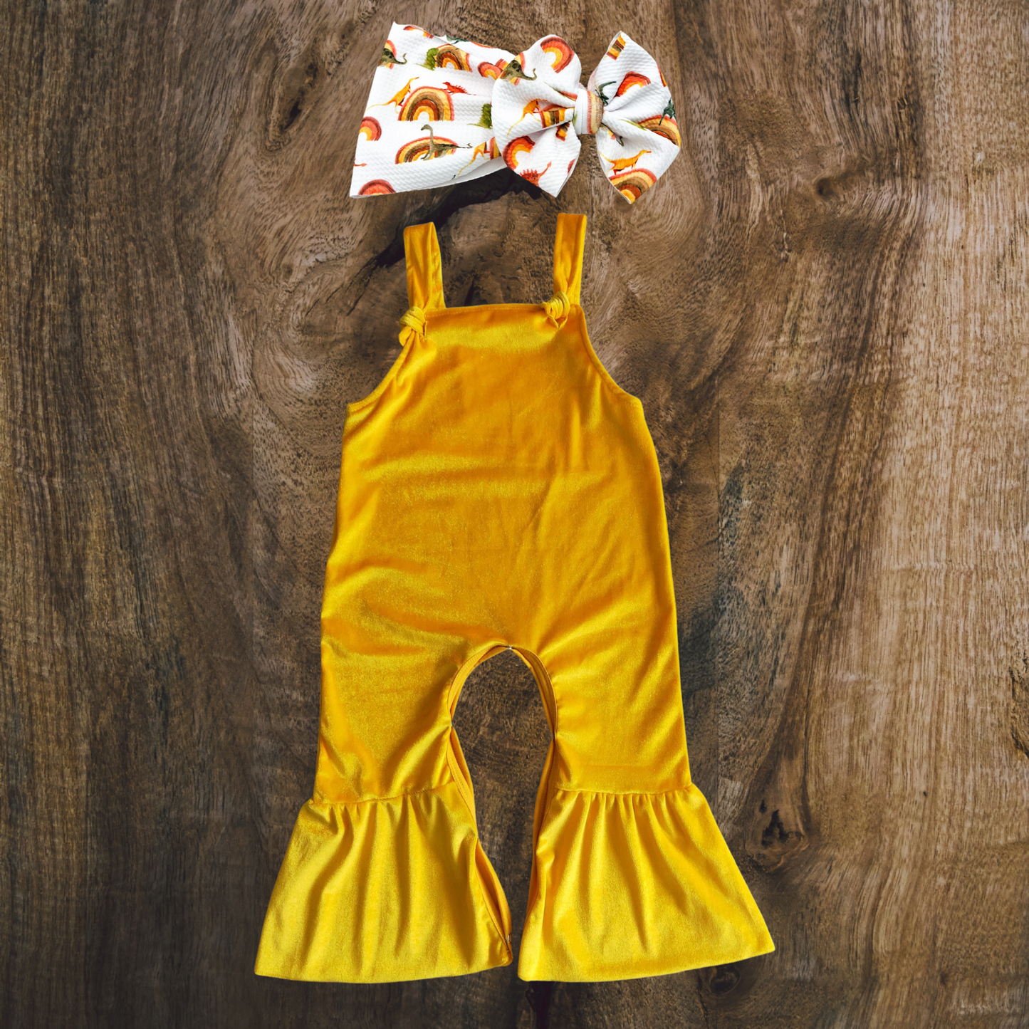 Golden Velvet Jumpsuit