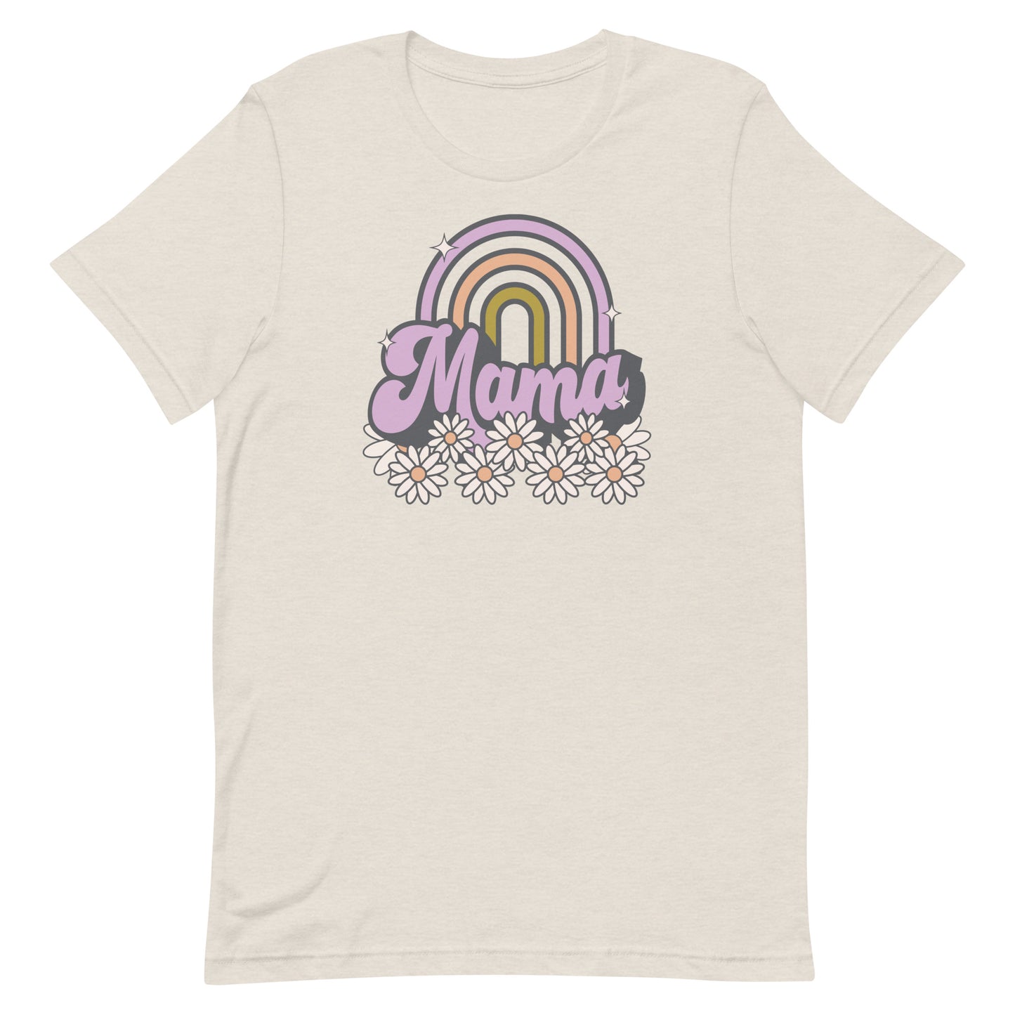 Mama Floral Rainbow Tee