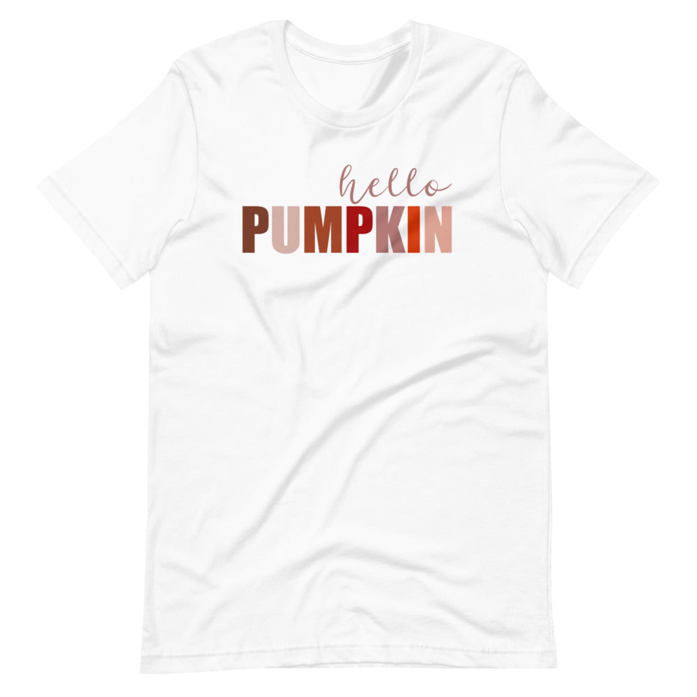 Hey Pumpkin V Neck Graphic Tee