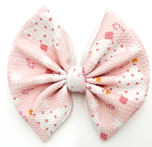 Girly Christmas Bullet Bow